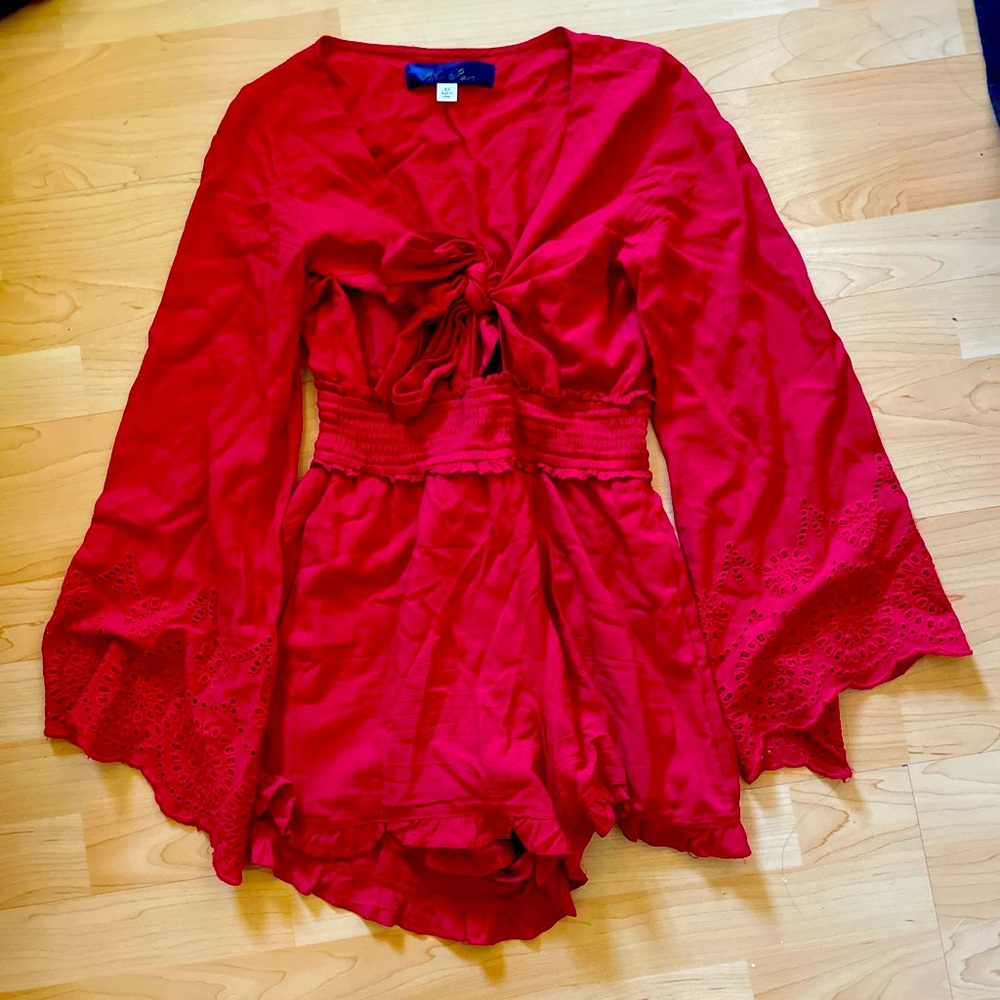 Red jumper !